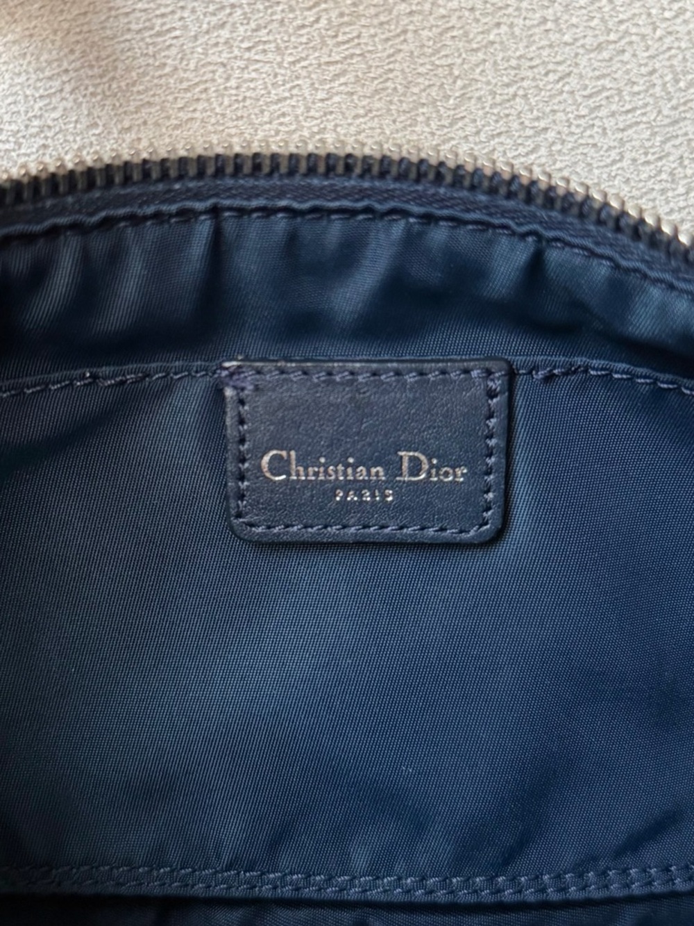 Christian Dior D Charm Blue Trotter Pochette - Picture 8 of 9
